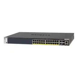 Switch manageable ProSAFE M4300-28G-PoE+ (1,000W PSU)Switch Manageable Stackable avec 24x1G PoE+ e... (GSM4328PB-100NES)_2